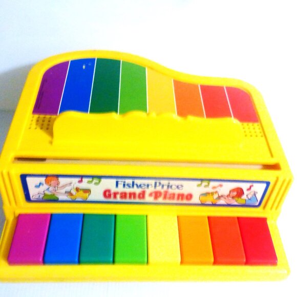 Vintage Fisher Price PIANO Keys ALL WORK Fisher Price Music Pianist Music School - Picture 11 of 11